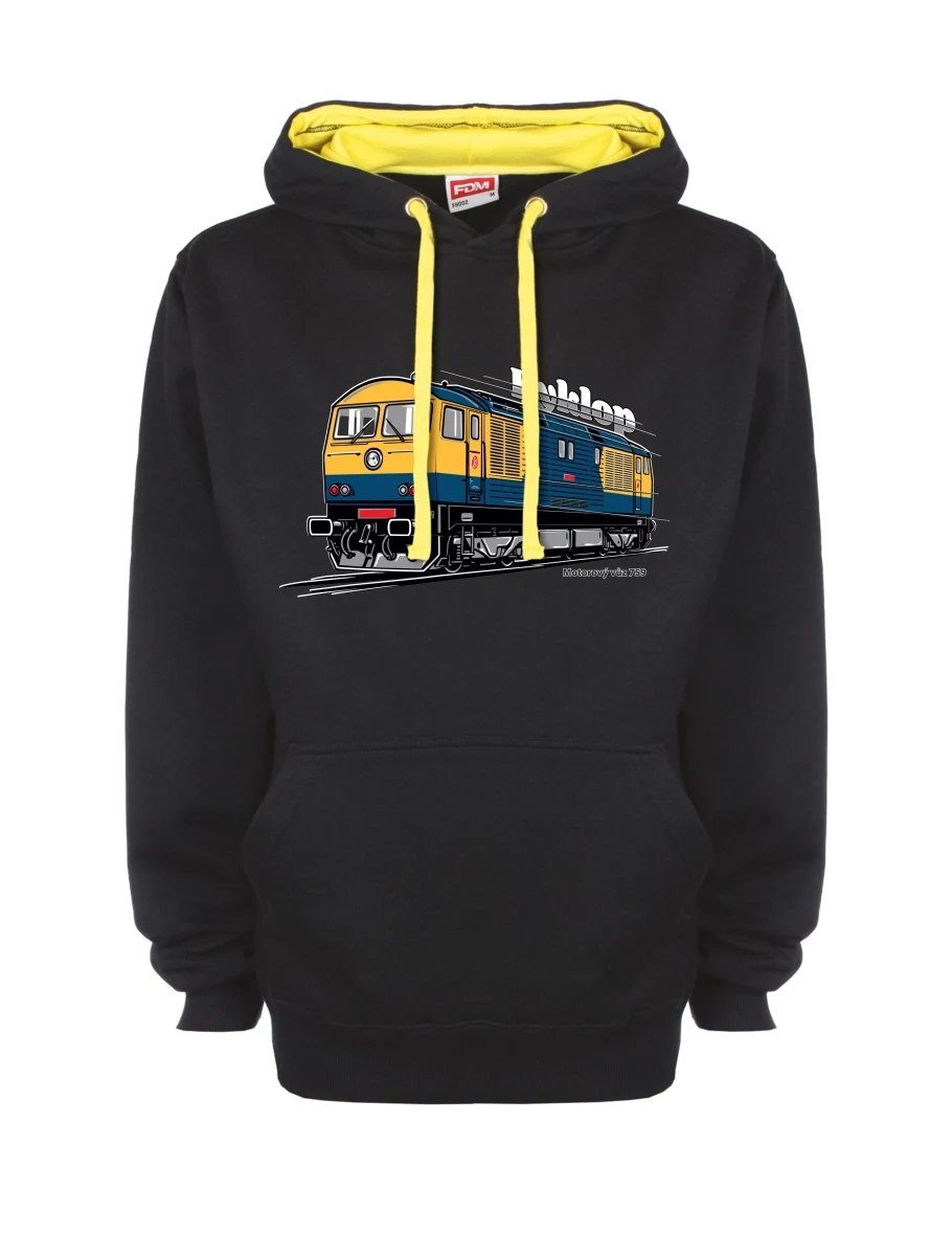 Felpa giallo-nera con Automotrice 759 “Kyklop”