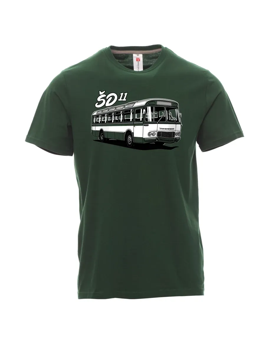 Maglia da uomo verde scuro Autobus ŠD 11