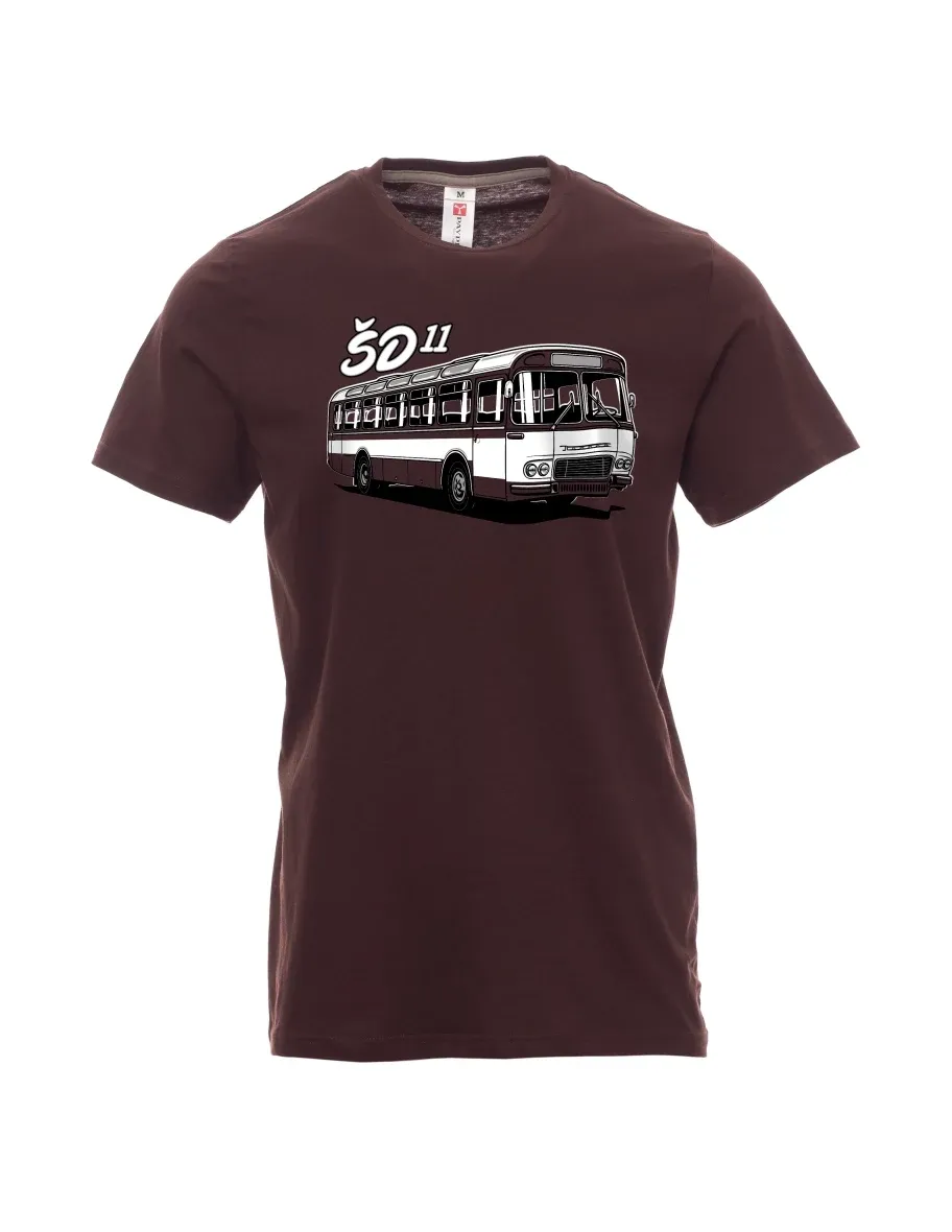 Maglia da uomo marrone scuro Autobus ŠD 11