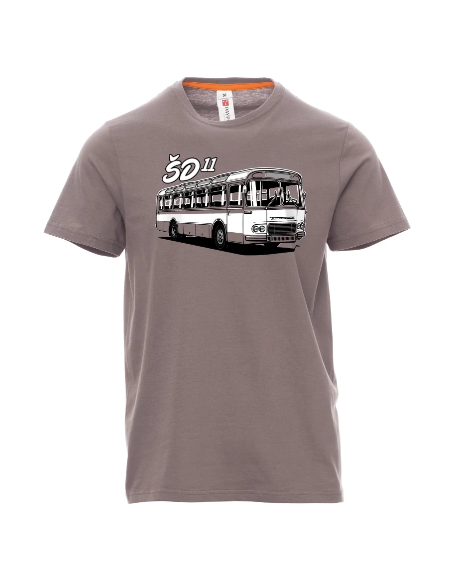 Maglia da uomo grigio acciaio Autobus ŠD 11