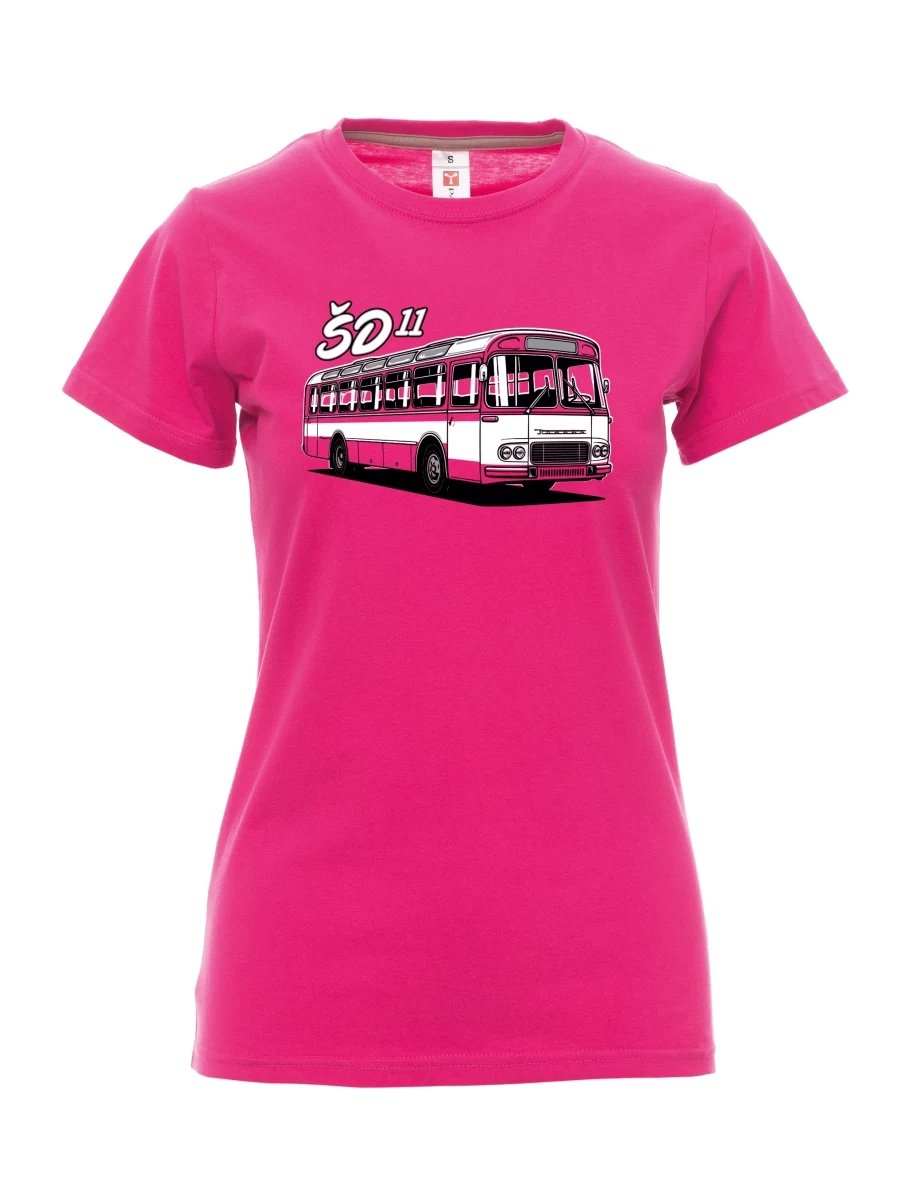 Maglia da donna rosa Autobus ŠD 11