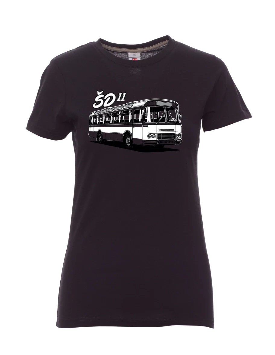 Maglia da donna nera Autobus ŠD 11