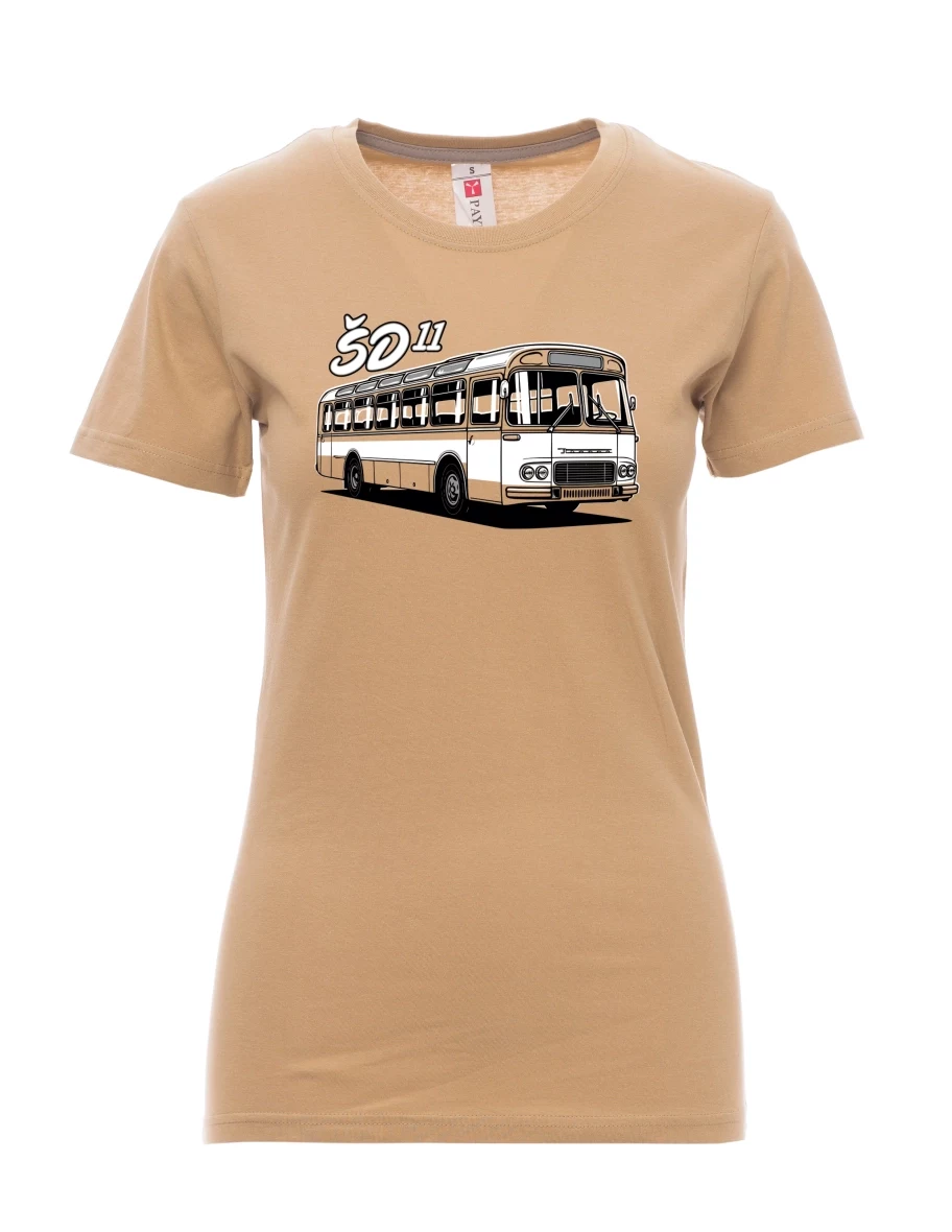 Maglia da donna marrone Autobus ŠD 11