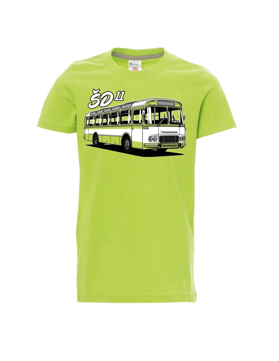 Maglia da bambino verde chiaro Autobus ŠD 11