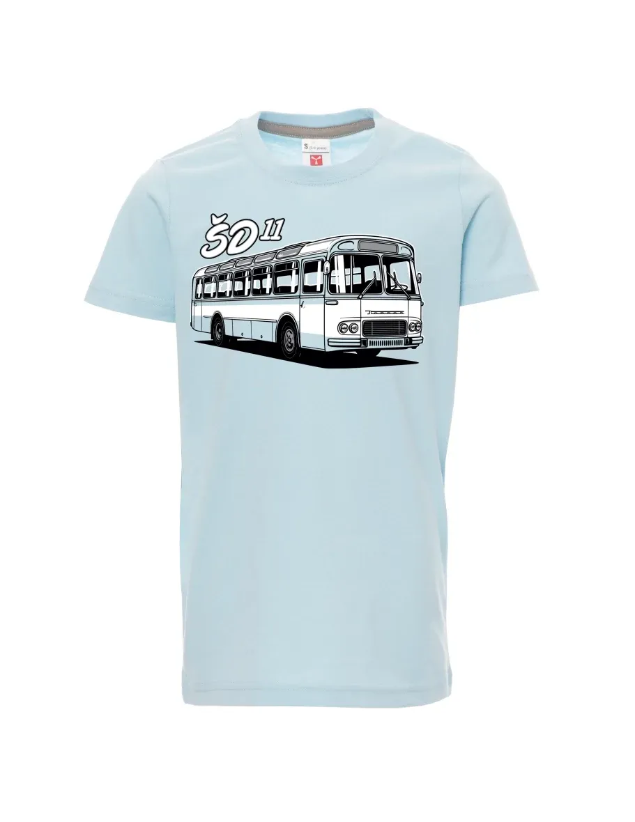 Maglia da bambino blu pallido Autobus ŠD 11