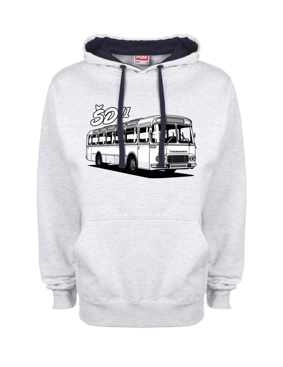 Felpa blu-grigio Autobus ŠD 11