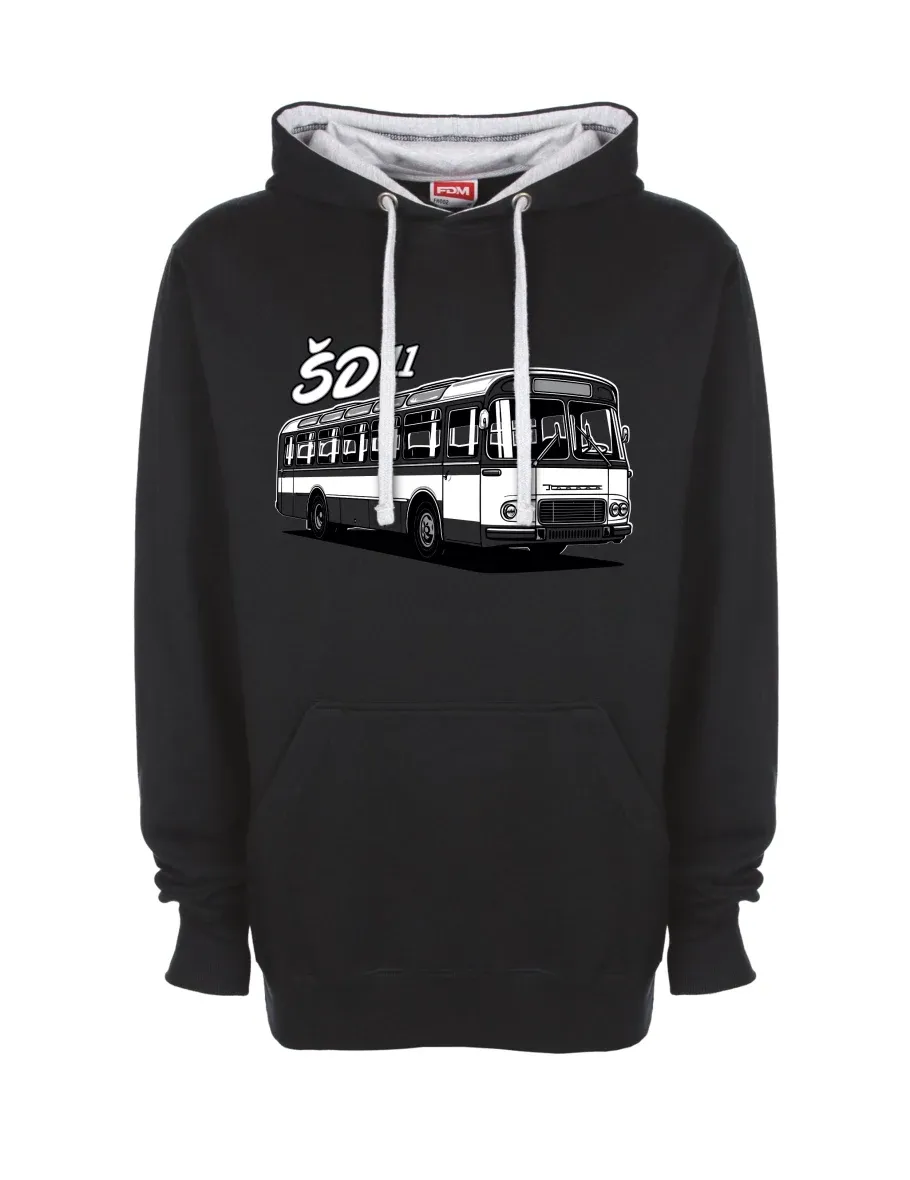Felpa grigio-nera Autobus ŠD 11