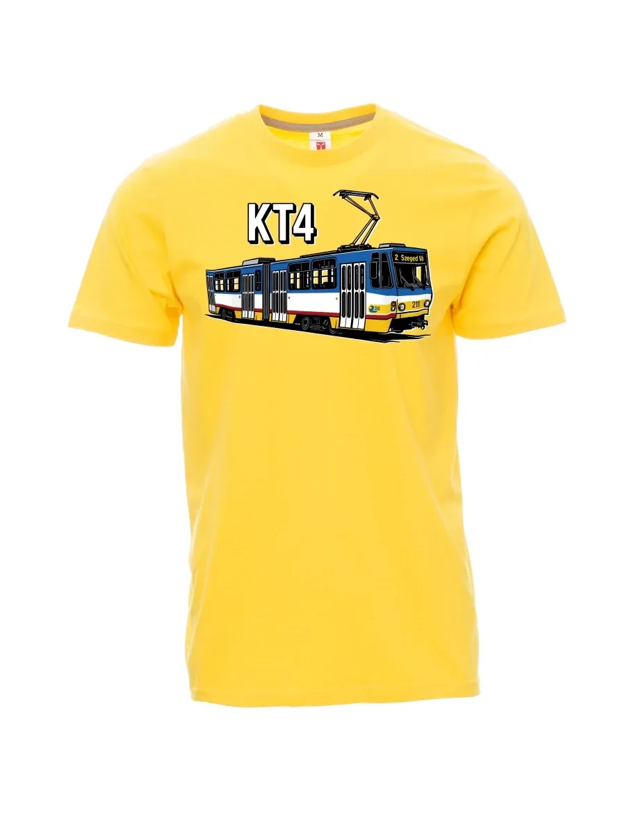 Maglia da uomo gialla Tram KT4