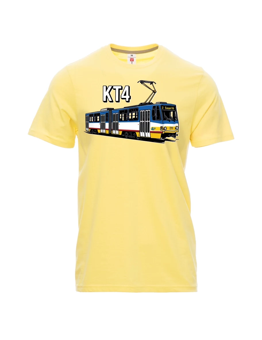 Maglia da uomo giallo chiaro Tram KT4