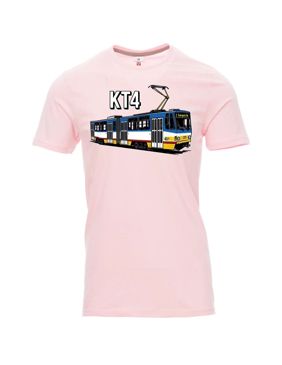 Maglia da uomo rosa chiaro Tram KT4