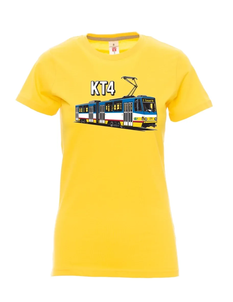Maglia da donna gialla Tram KT4