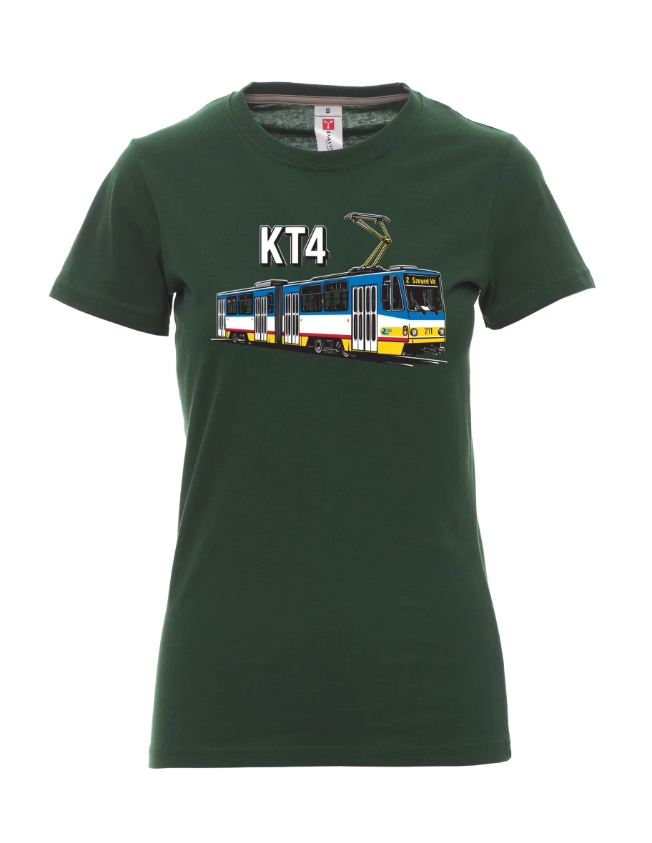 Maglia da donna verde scuro Tram KT4