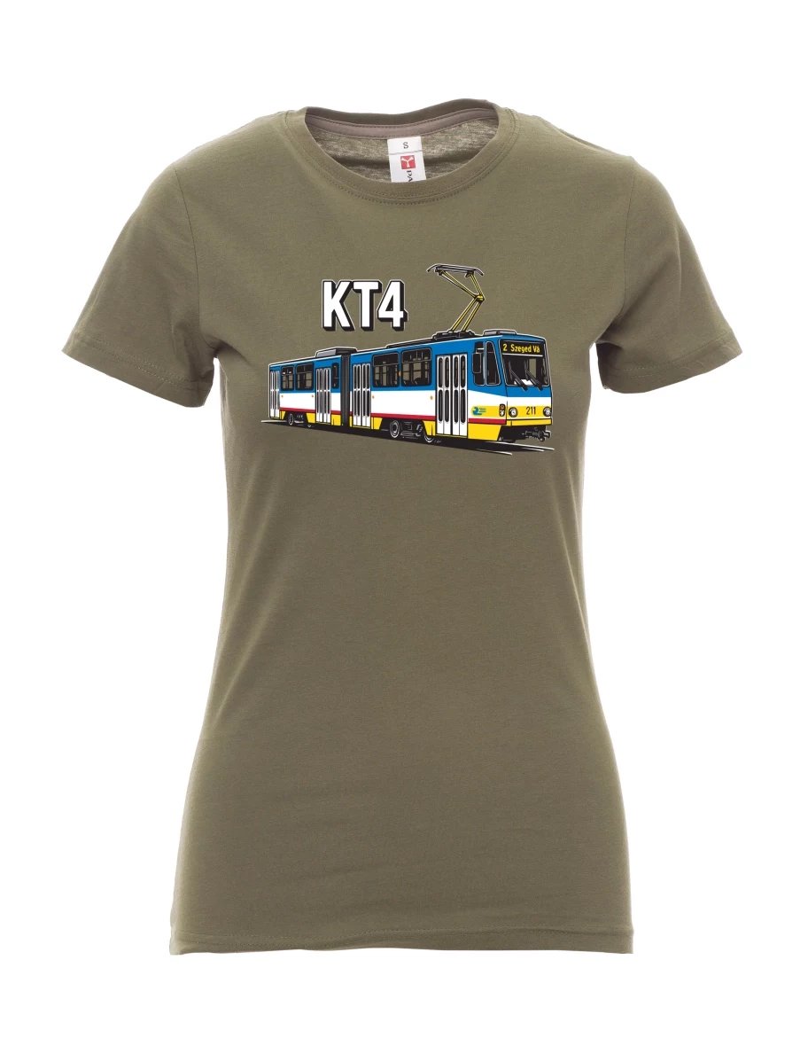 Maglia da donna cachi Tram KT4