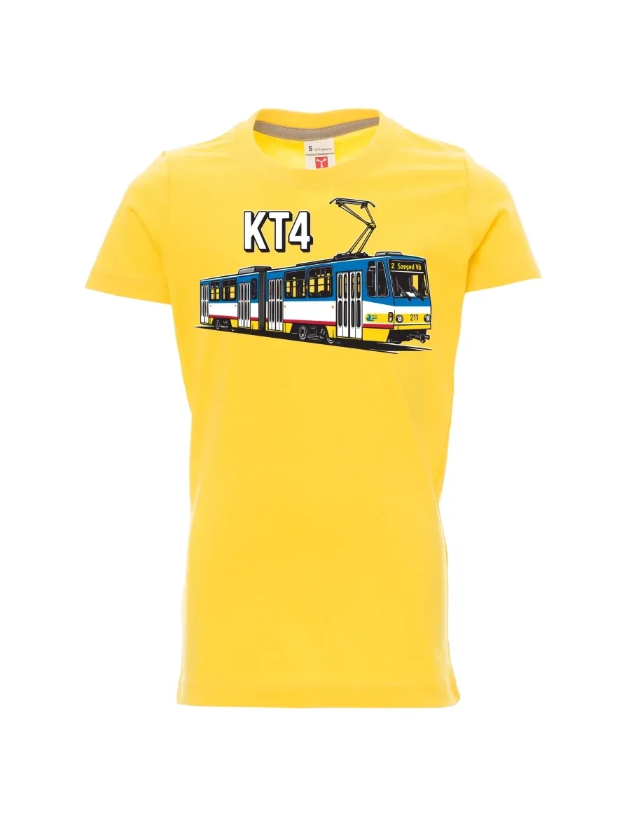 Maglia da bambino gialla Tram KT4