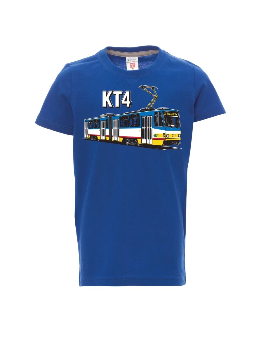 Maglia da bambino blu Tram KT4