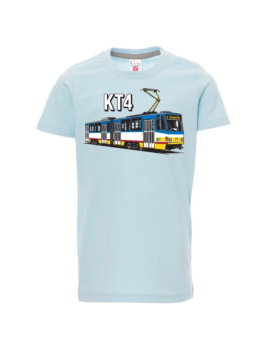 Maglia da bambino blu pallido Tram KT4