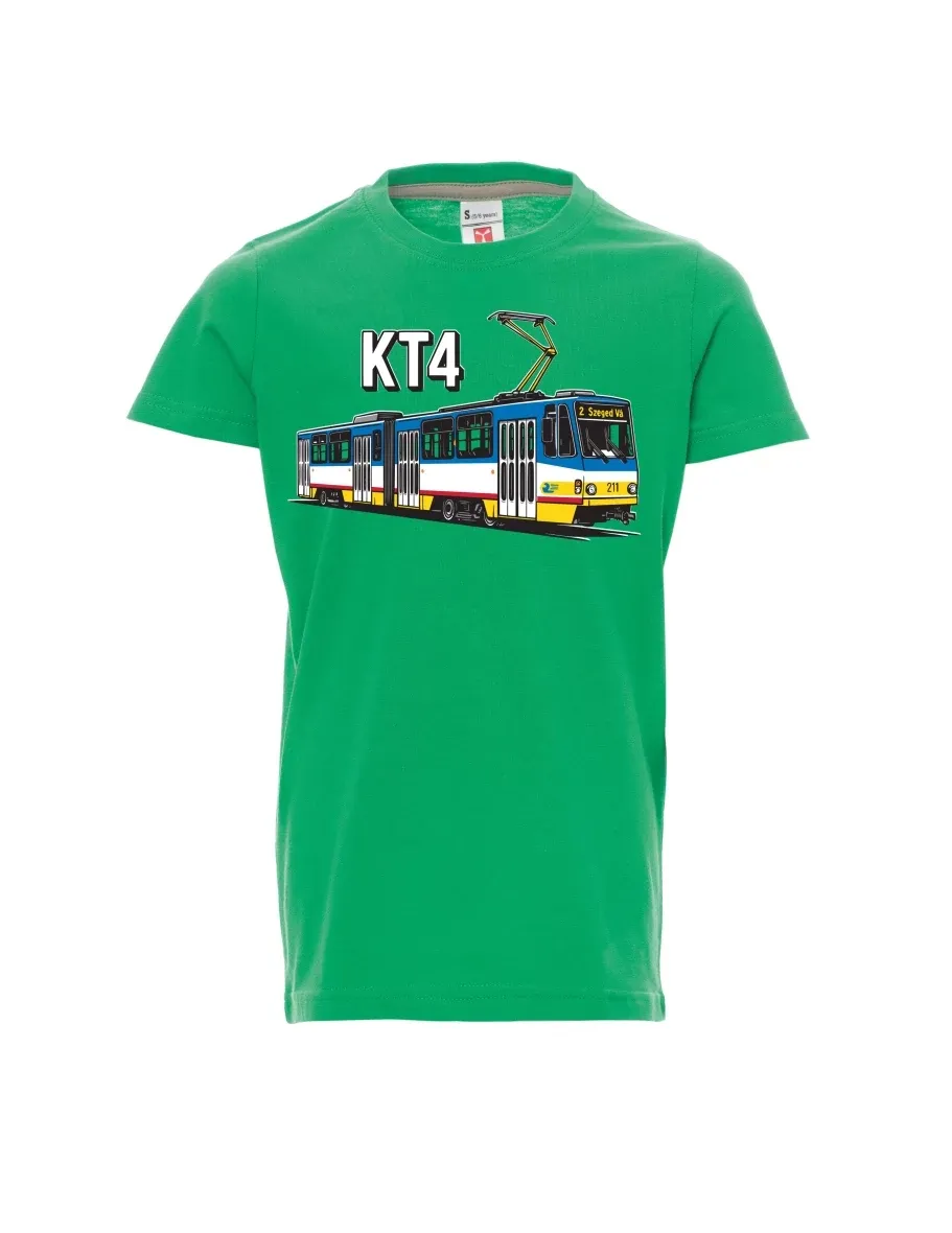 Maglia da bambino verde Tram KT4