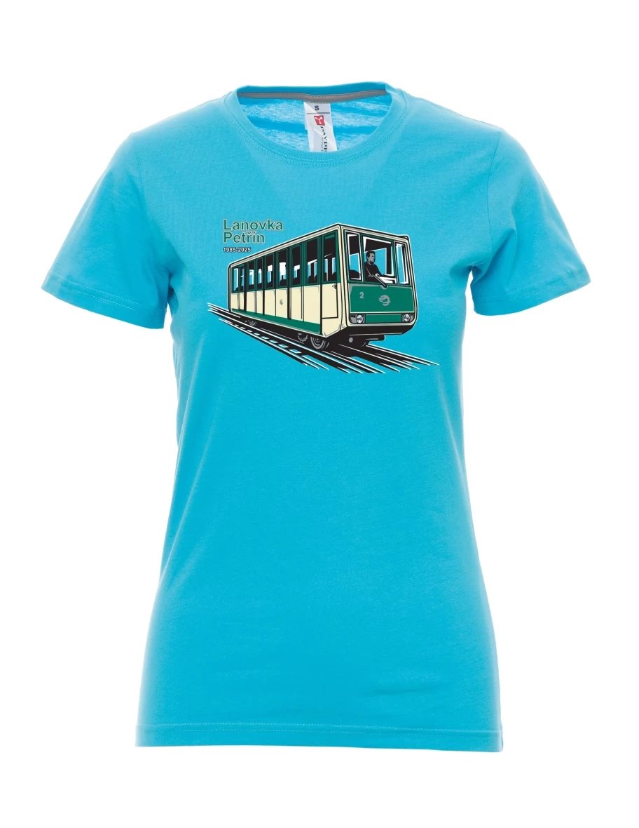 Maglia da donna colore attolo Funicolare Petřín