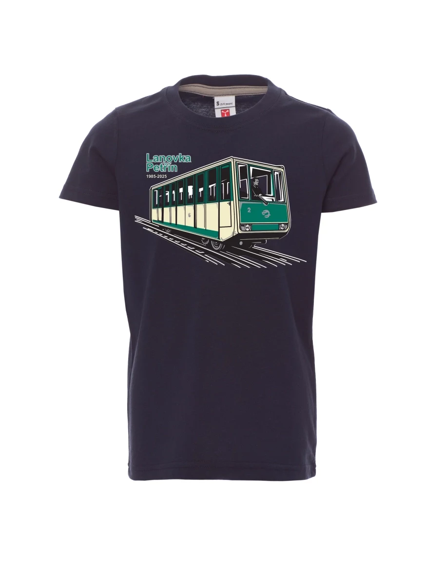 Maglia da bambino navy Funicolare Petřín