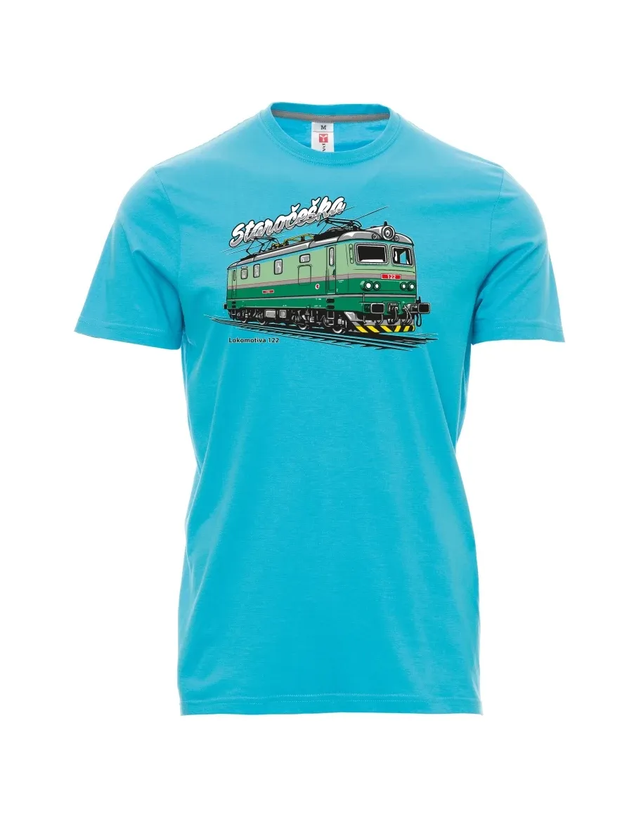 Maglia da uomo colore atollo Locomotiva 122 “Staročeška”