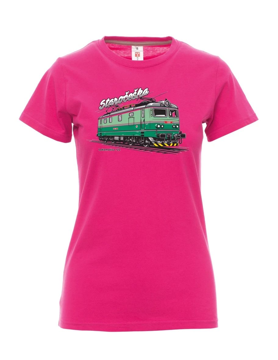 Maglia da donna rosa Locomotiva 122 “Staročeška”