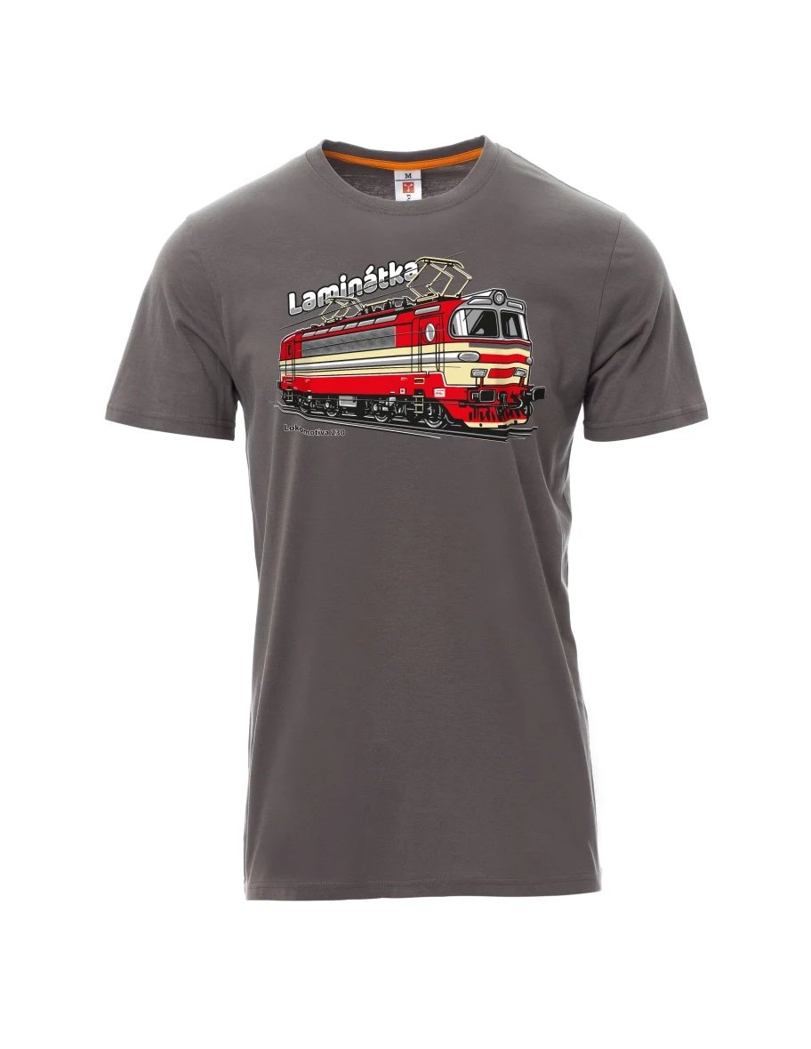 Maglia da uomo grigia Locomotiva 230 “Laminátka”