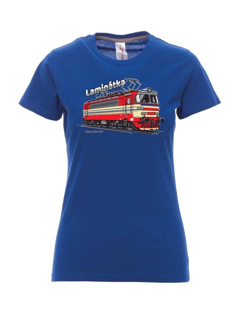 Maglia da donna blu reale Locomotiva 230 “Laminátka”