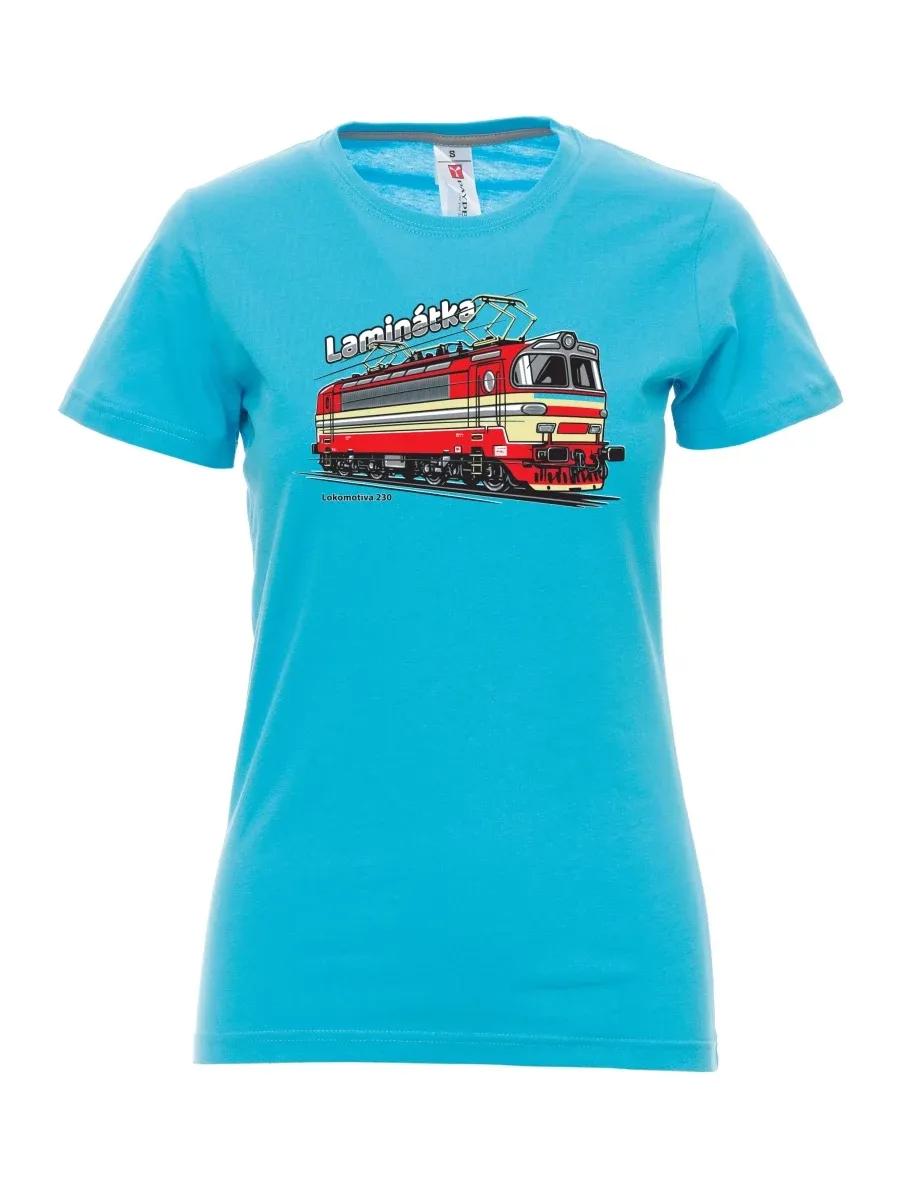 Maglia da donna colore attolo Locomotiva 230 “Laminátka”