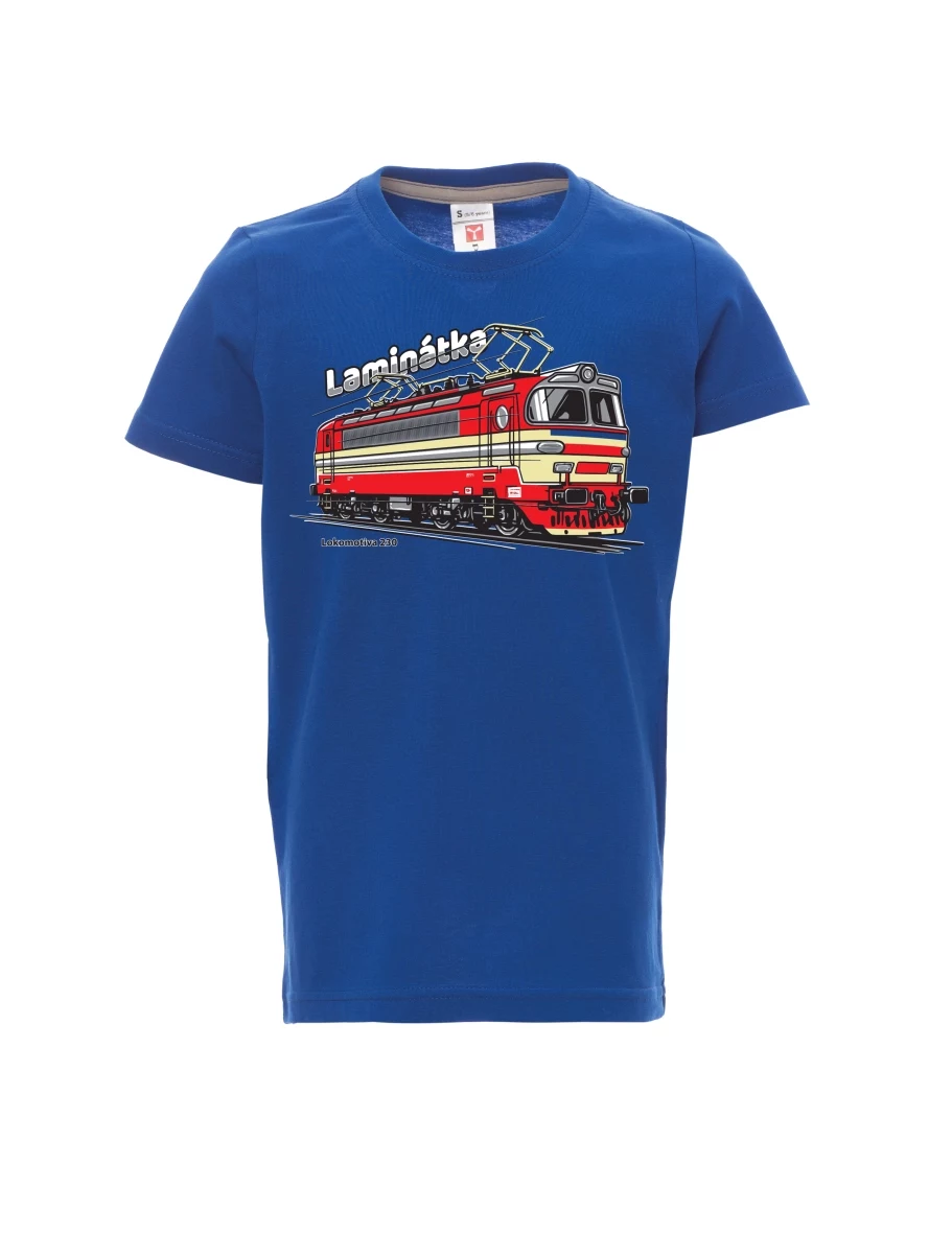 Maglia da bambino blu Locomotiva 230 “Laminátka”