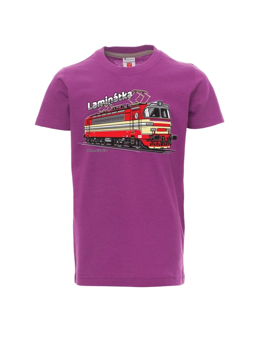 Maglia da bambino viola Locomotiva 230 “Laminátka”