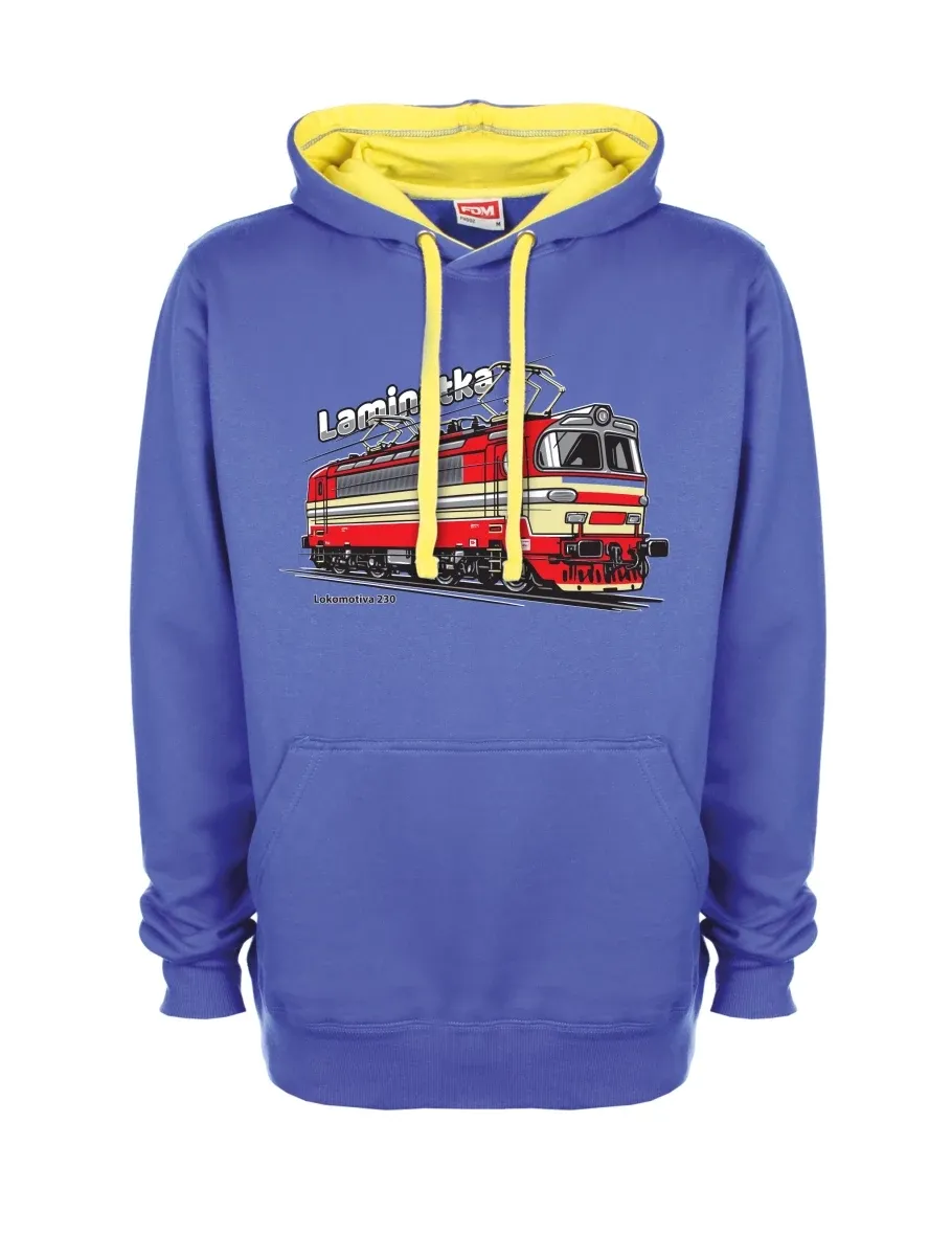 Felpa giallo-blu Locomotiva 230 “Laminátka”