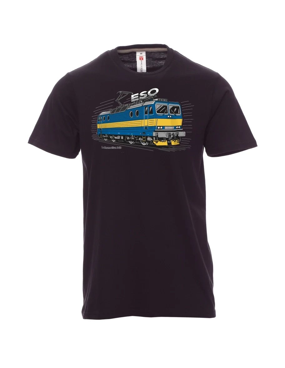 Maglia da uomo nera Locomotiva 363 “ESO”