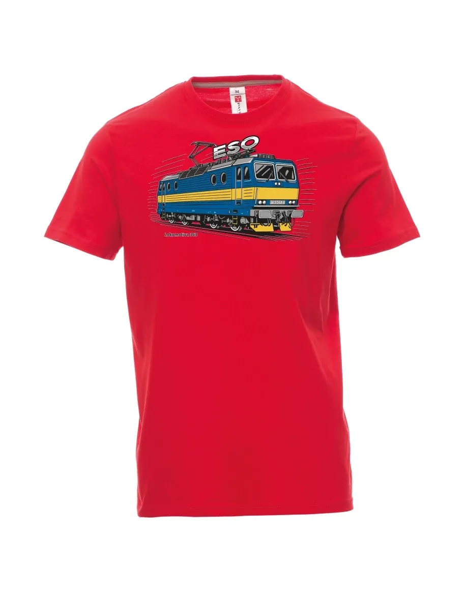 Maglia da uomo rossa Locomotiva 363 “ESO”