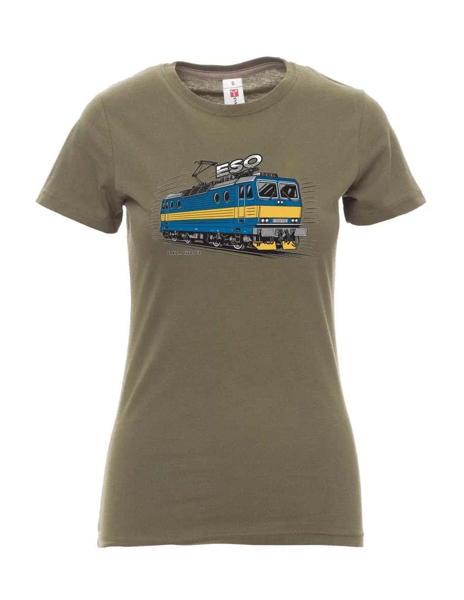 Maglia da donna cachi Locomotiva 363 “ESO”