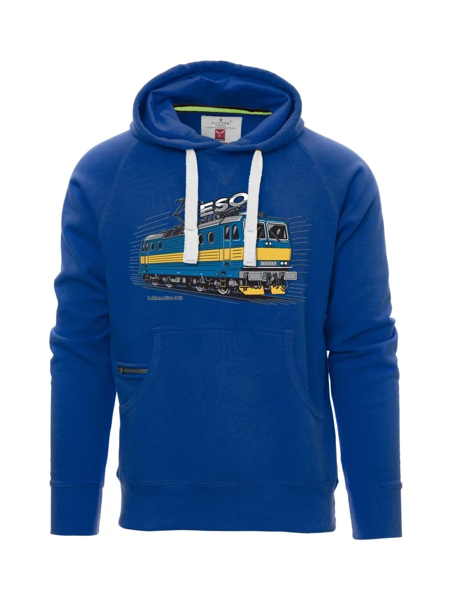 Felpa da uomo blu Locomotiva 363 “ESO”