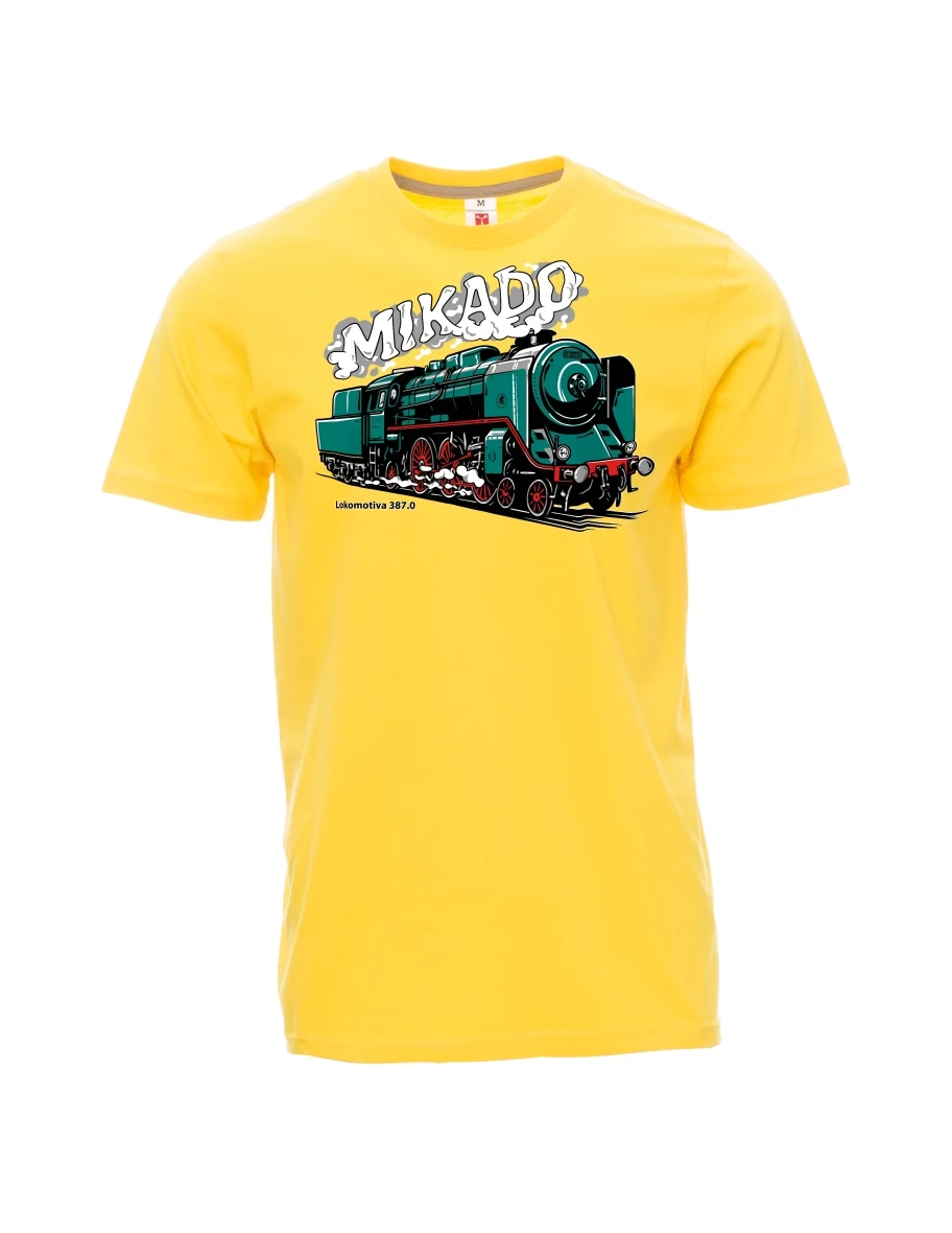 Maglia da uomo gialla Locomotiva 387.0 “MIKADO”