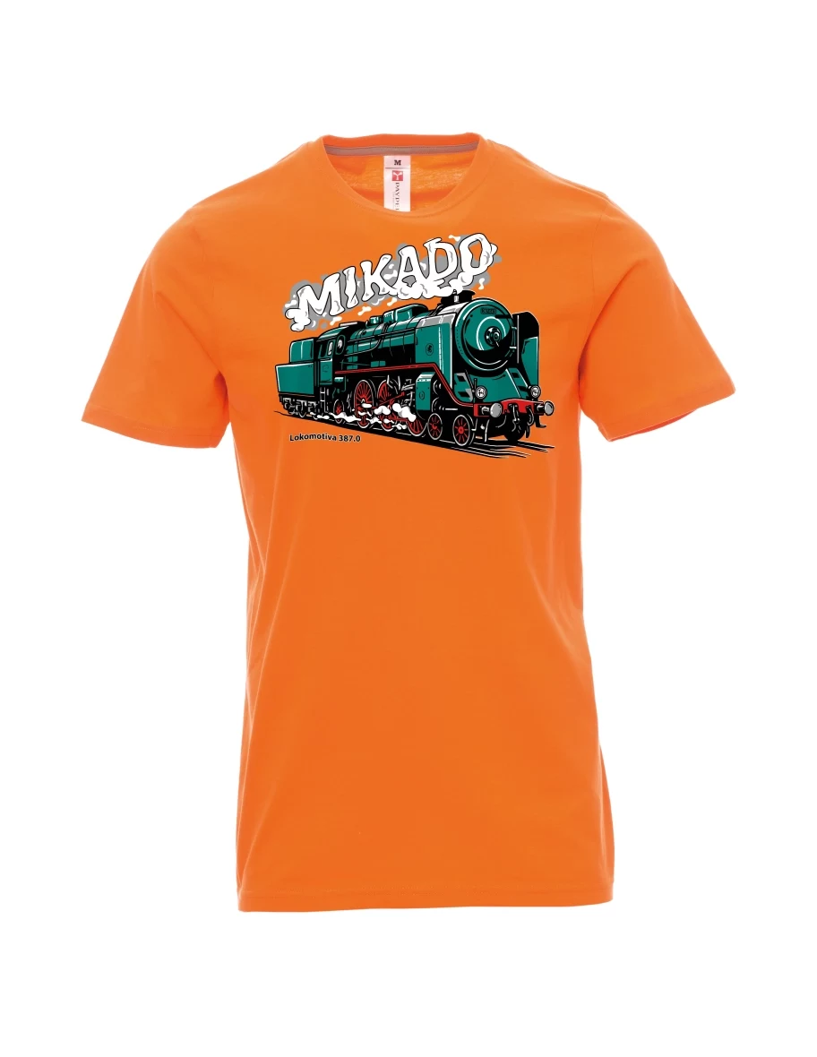 Maglia da uomo arancione Locomotiva 387.0 “MIKADO”
