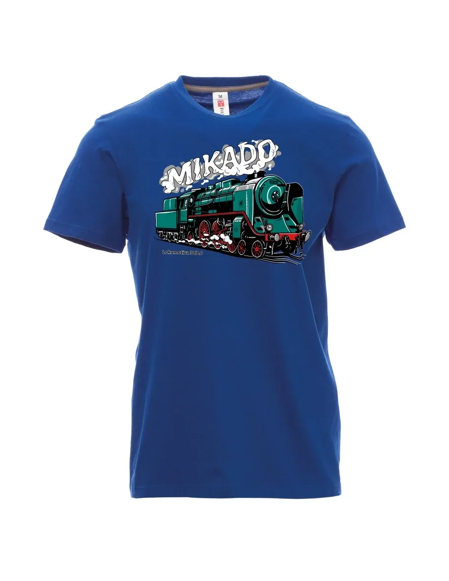 Maglia da uomo blu Locomotiva 387.0 “MIKADO”