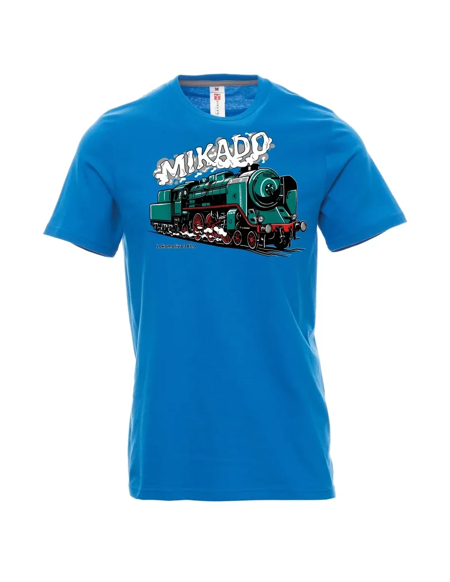 Maglia da uomo blu chiaro Locomotiva 387.0 “MIKADO”
