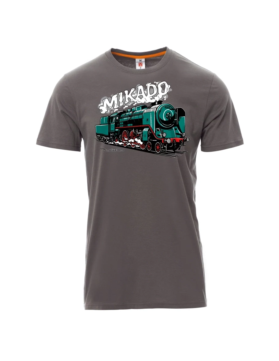 Maglia da uomo grigia Locomotiva 387.0 “MIKADO”