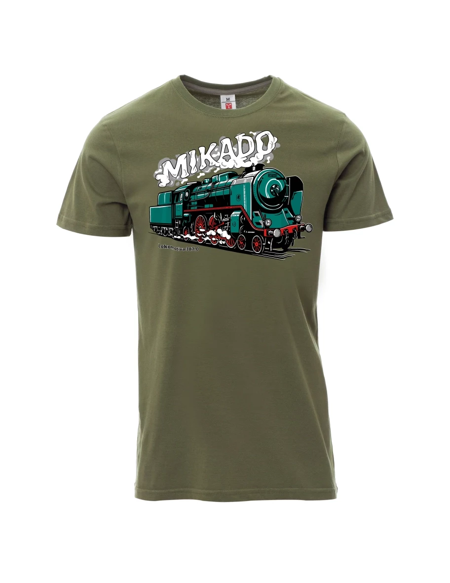 Maglia da uomo cachi Locomotiva 387.0 “MIKADO”