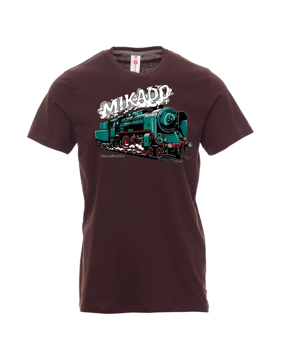 Maglia da uomo marrone scuro Locomotiva 387.0 “MIKADO”