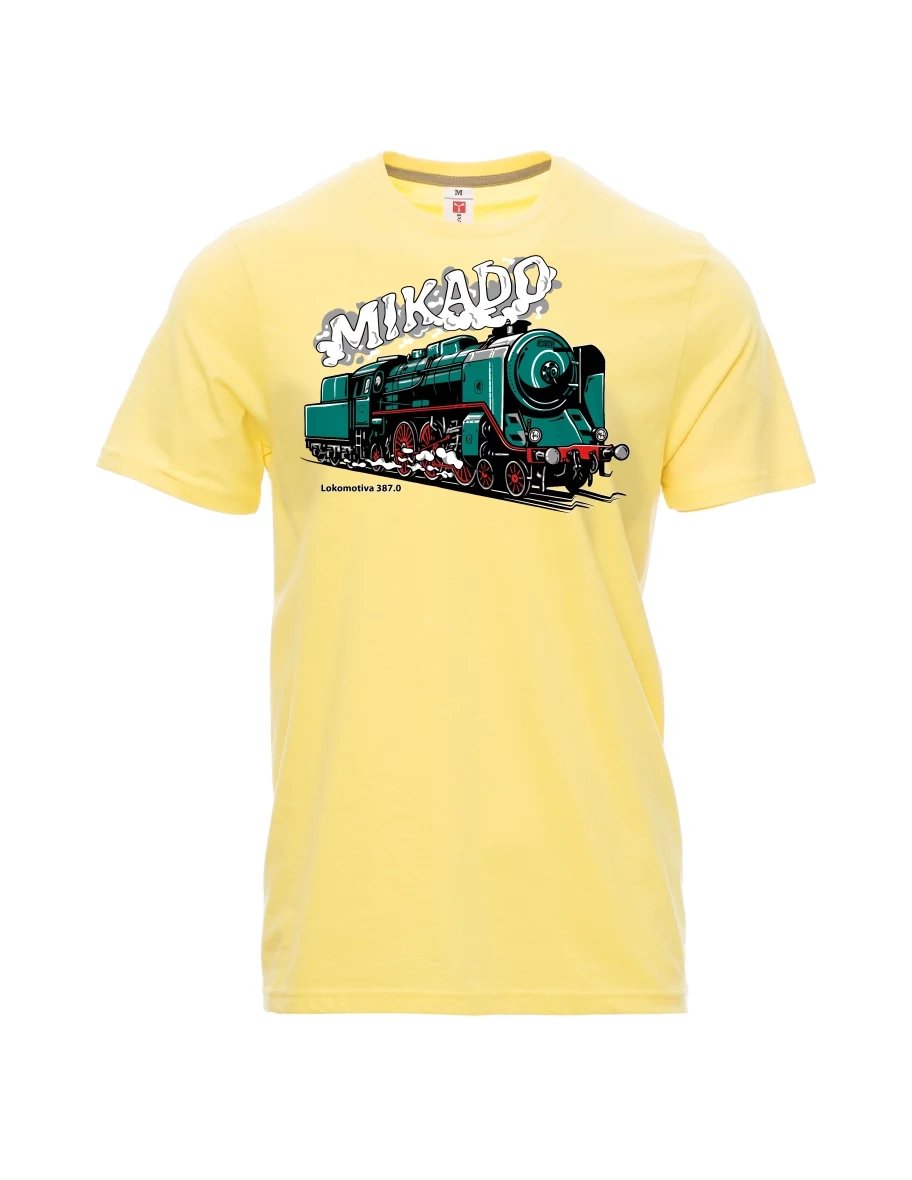 Maglia da uomo giallo chiaro Locomotiva 387.0 “MIKADO”