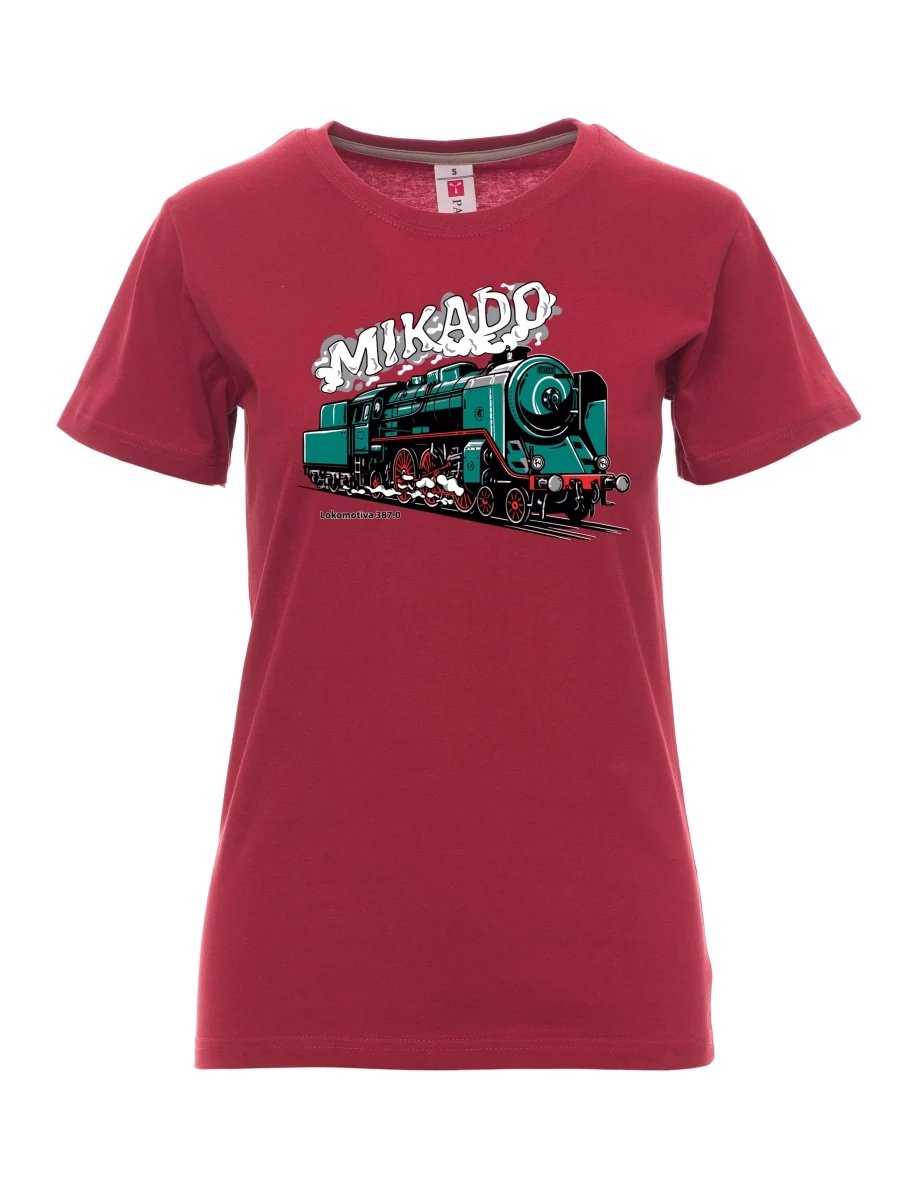 Maglia da donna colore bordeaux Locomotiva 387.0 “MIKADO”