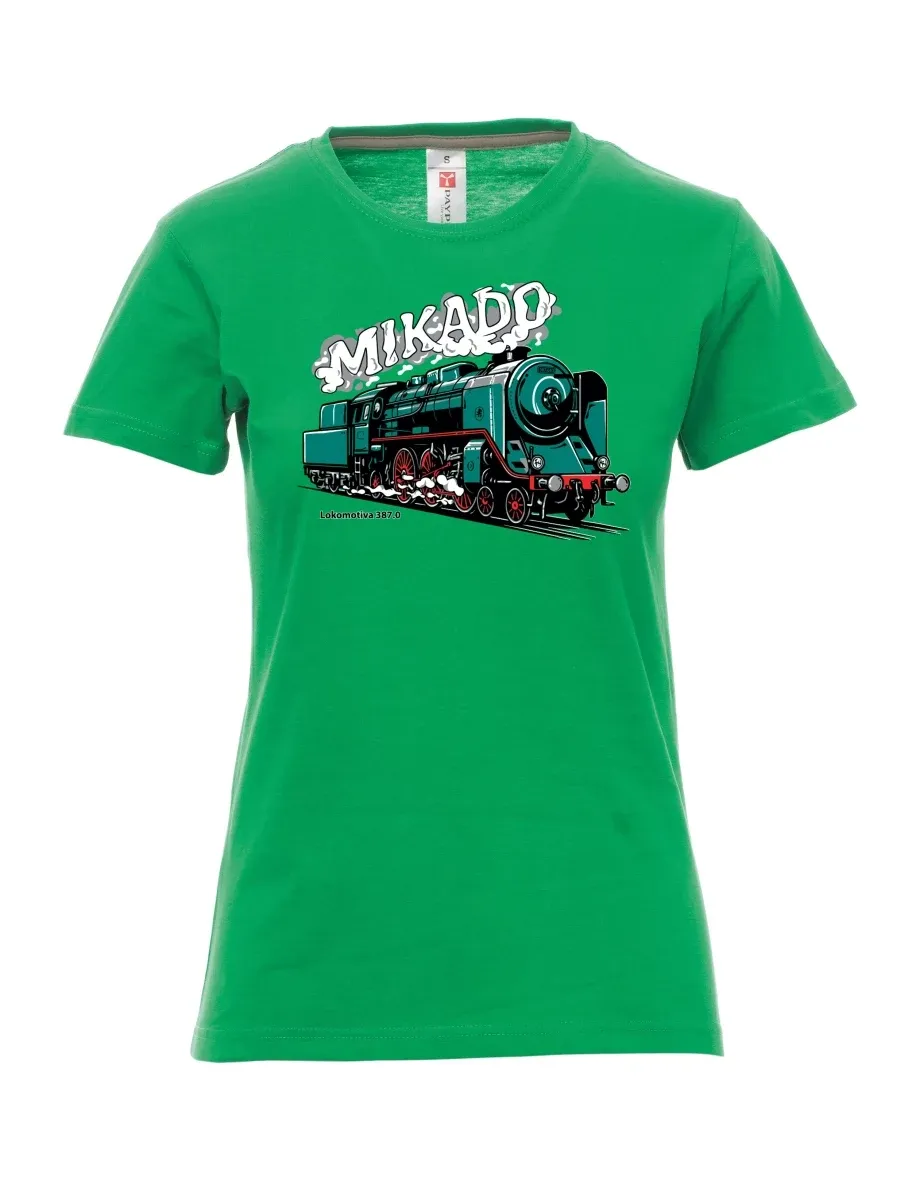 Maglia da donna verde Locomotiva 387.0 “MIKADO”