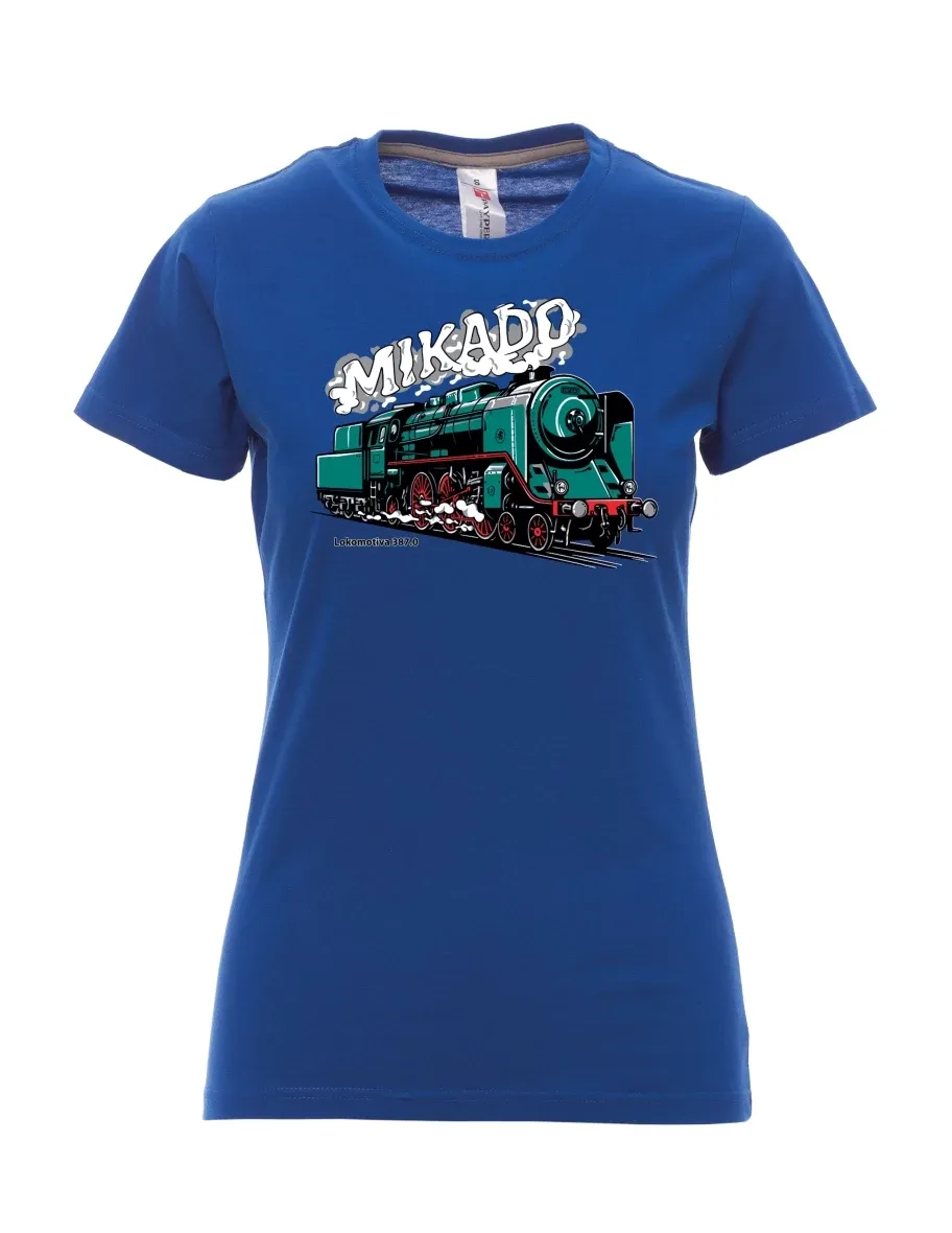 Maglia da donna blu reale Locomotiva 387.0 “MIKADO”