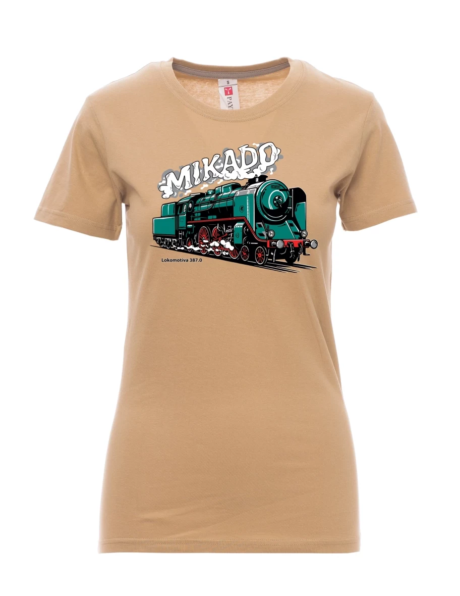 Maglia da donna marrone Locomotiva 387.0 “MIKADO”