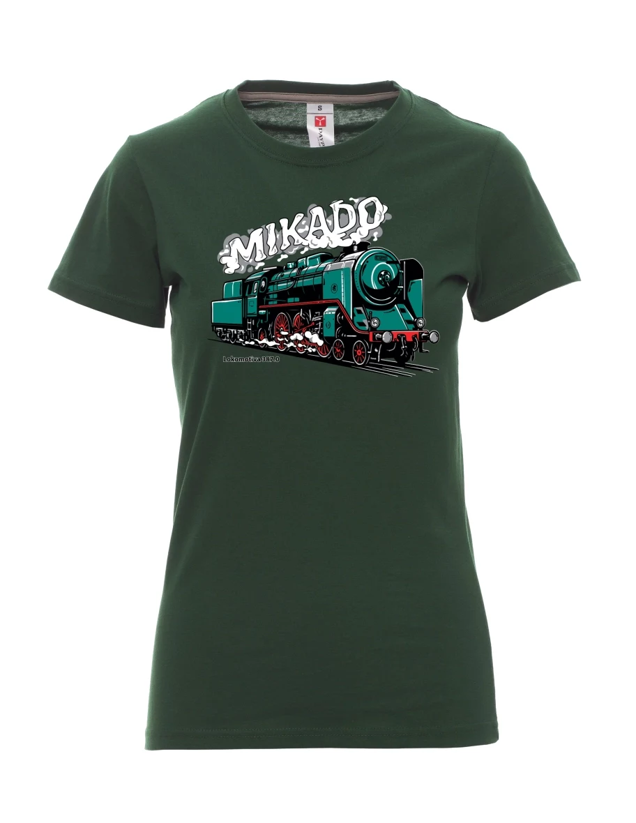 Maglia da donna verde scuro Locomotiva 387.0 “MIKADO”