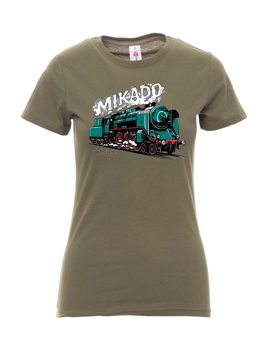 Maglia da donna cachi Locomotiva 387.0 “MIKADO”