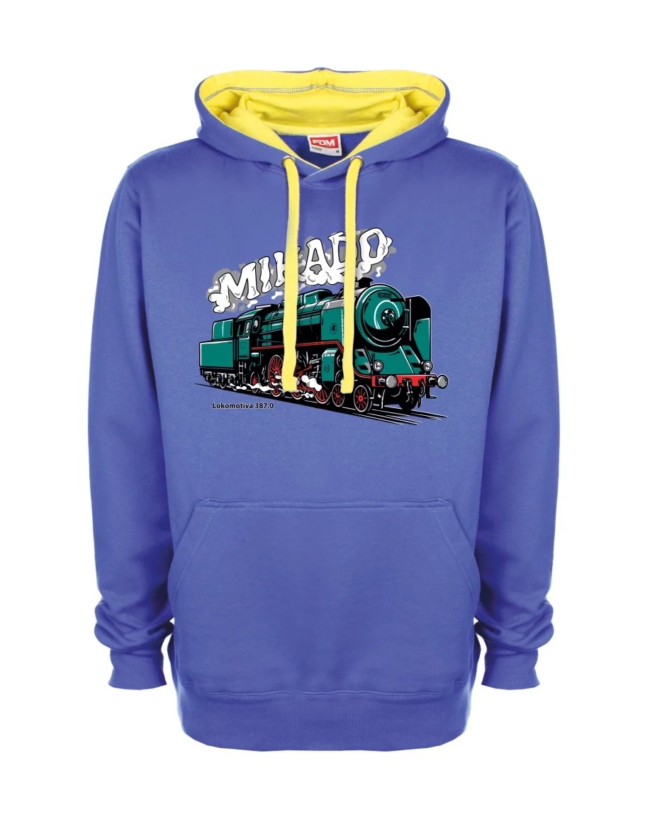 Felpa giallo-blu Locomotiva 387.0 “MIKADO”